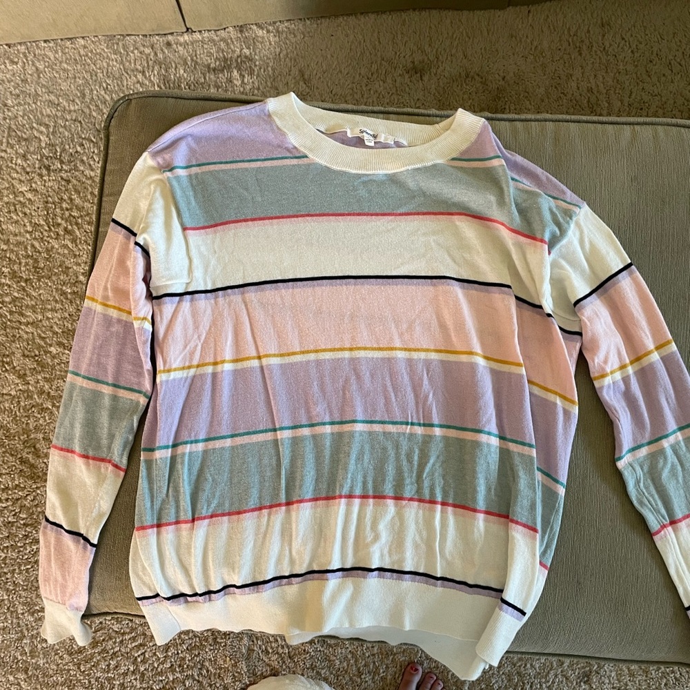Multi colored striped Splendid sweater